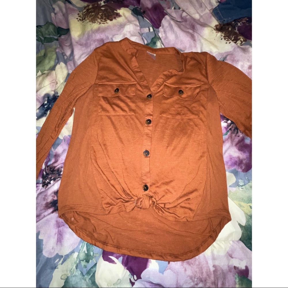 Burnt orange top